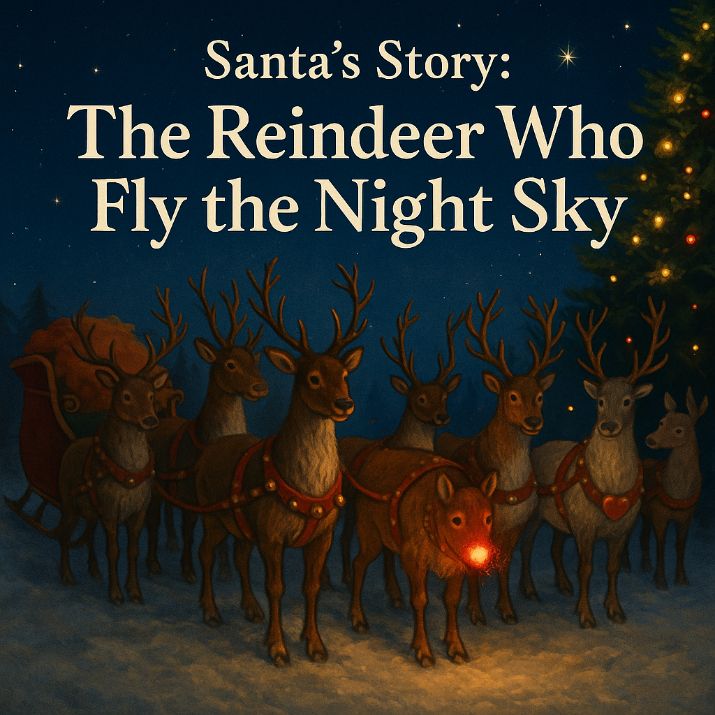 🦌 The Reindeer Who Fly the Night Sky