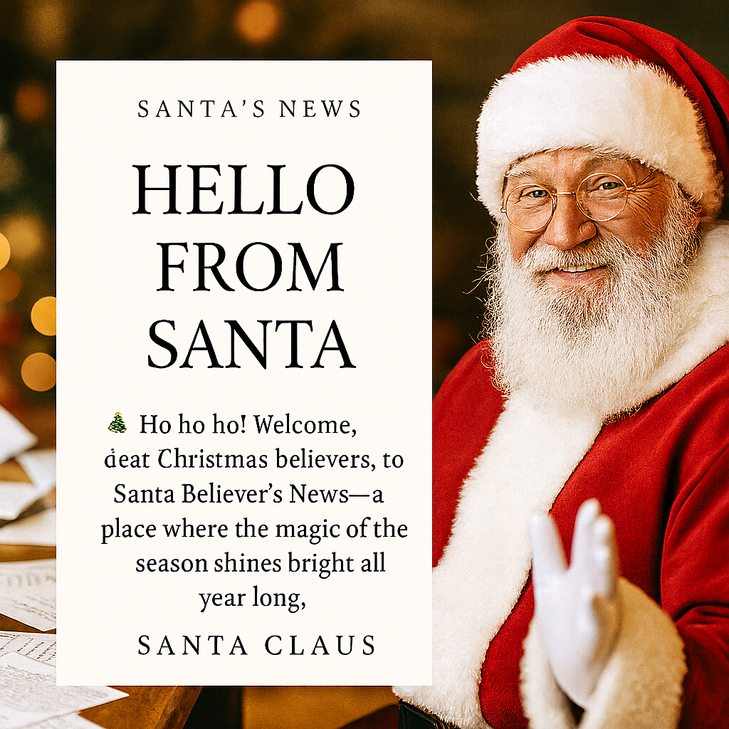 🎅 Hello from Santa