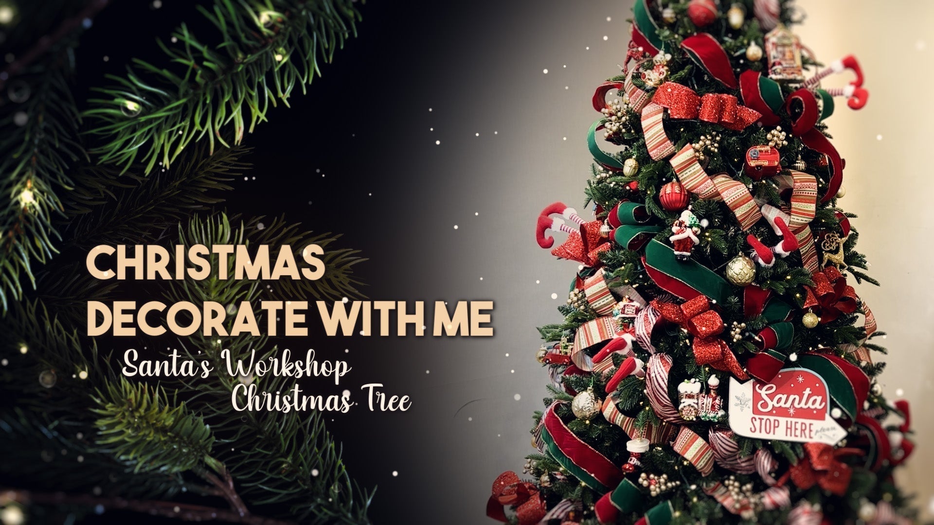 DECORATE WITH ME | Santa's Workshop Christmas Tree | Christmas 2022 - MODA FLORA Santa's Workshop