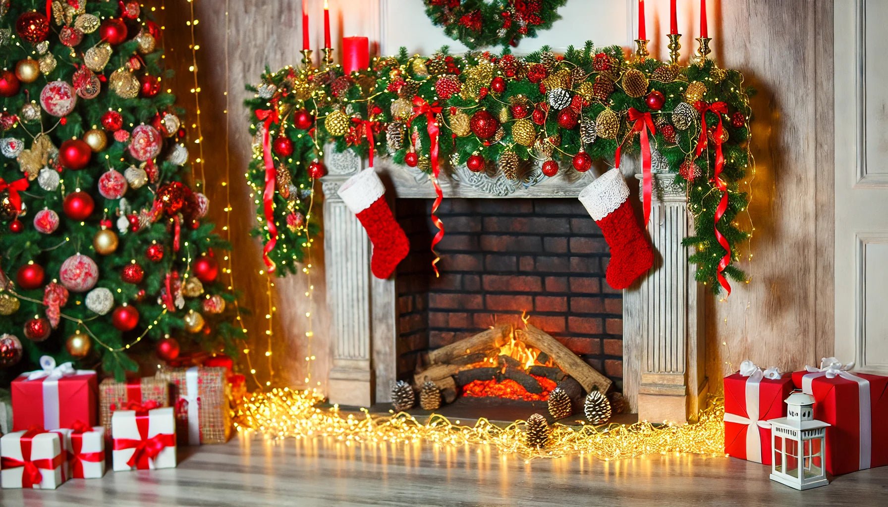 Garlands - MODA FLORA Santa's Workshop