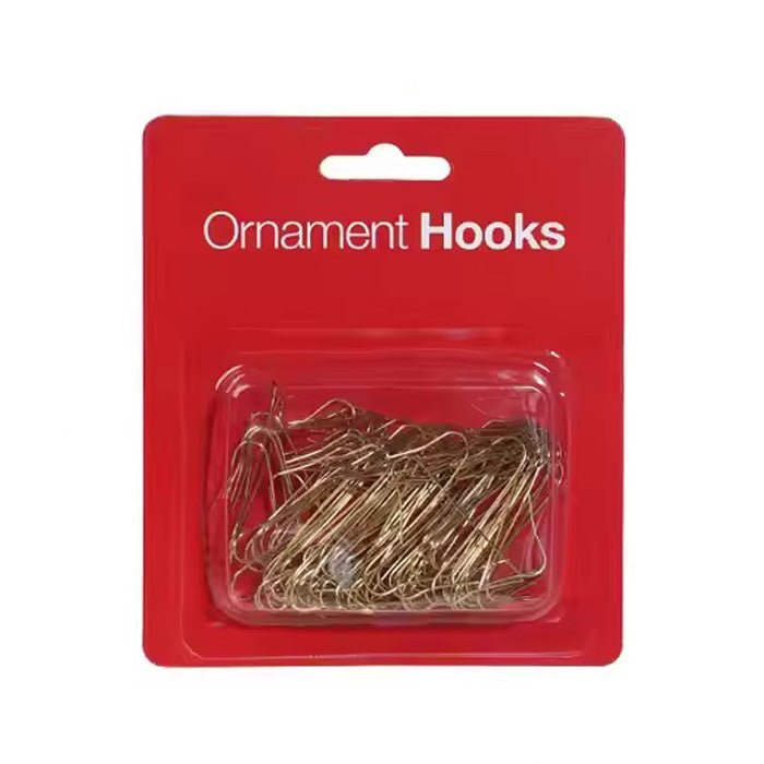 100pcs 4cm Ornament Hooks Gold - MODA FLORA Santa's Workshop