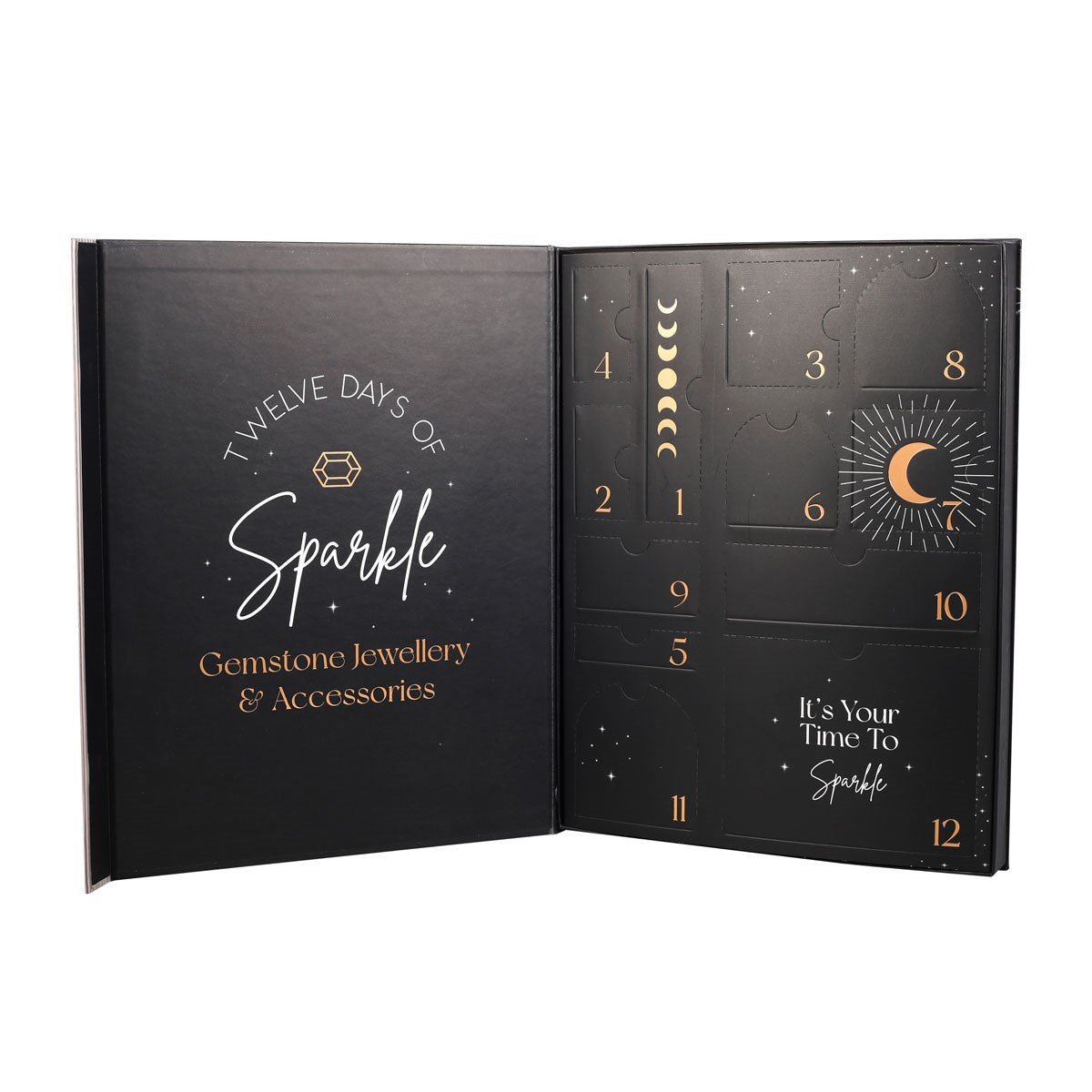 12 - Day of Sparkling Surprises Gemstone Advent Calendar ACL003 - MODA FLORA Santa's Workshop