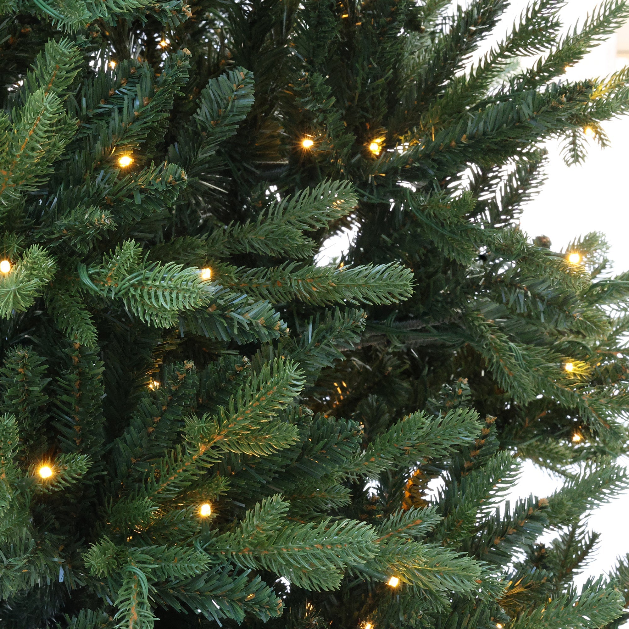 7.5Ft Douglas Fir Artificial Christmas Tree with 700 Warm White & Multi Color LED lights VBEL7.5 - MODA FLORA Santa's Workshop