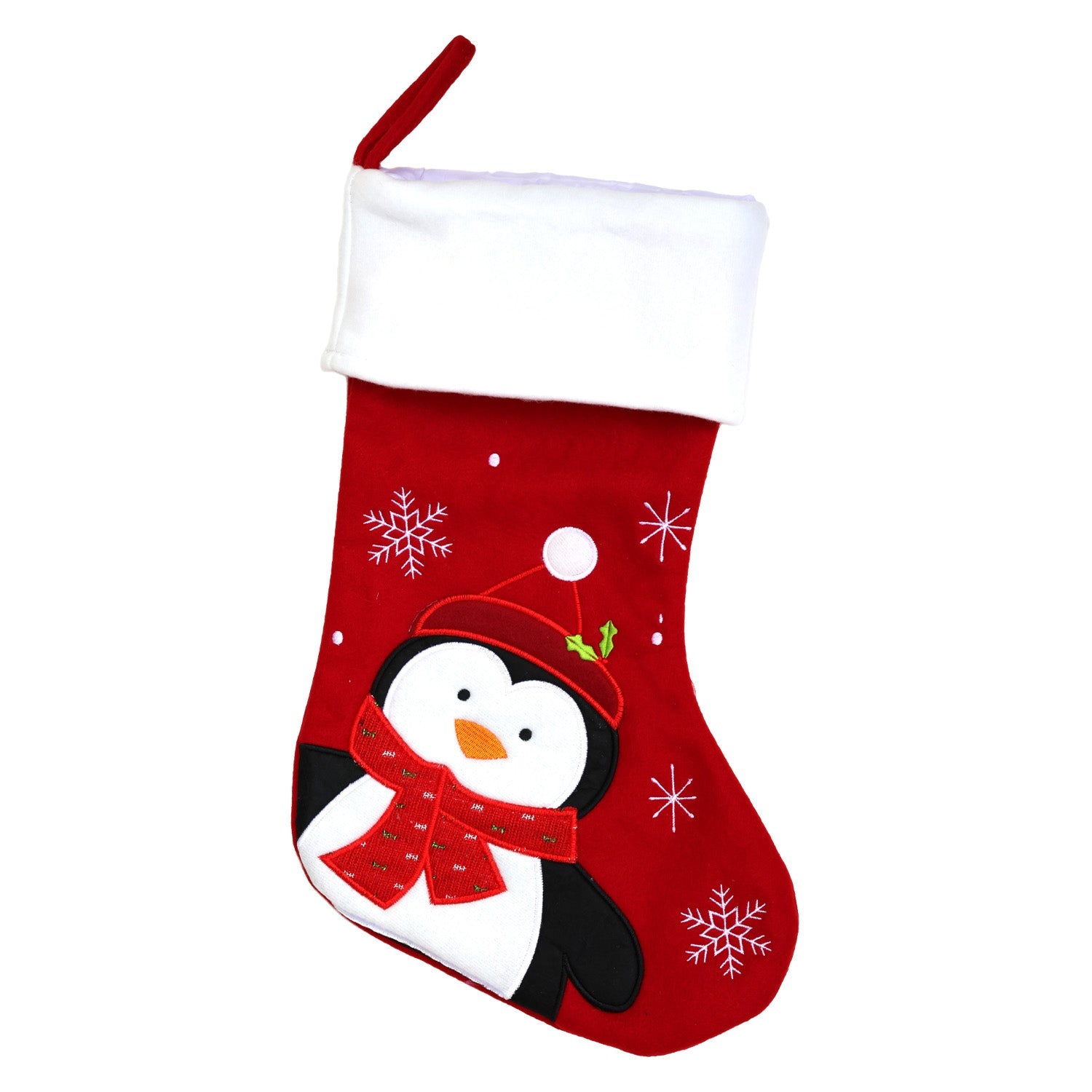 Personalised Cartoon Christmas Stocking 1pc - MODA FLORA Santa's Workshop