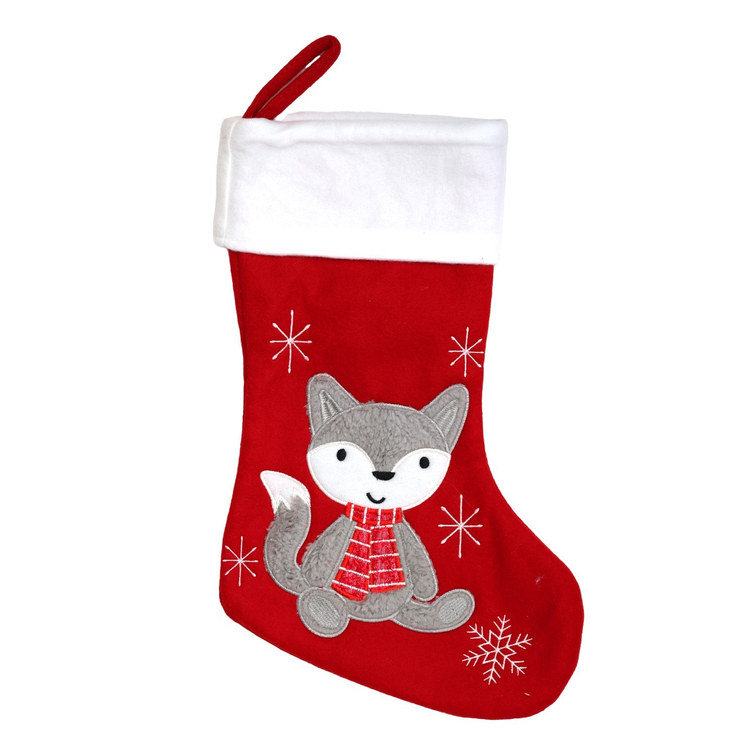 Personalised Cartoon Christmas Stocking 1pc - MODA FLORA Santa's Workshop