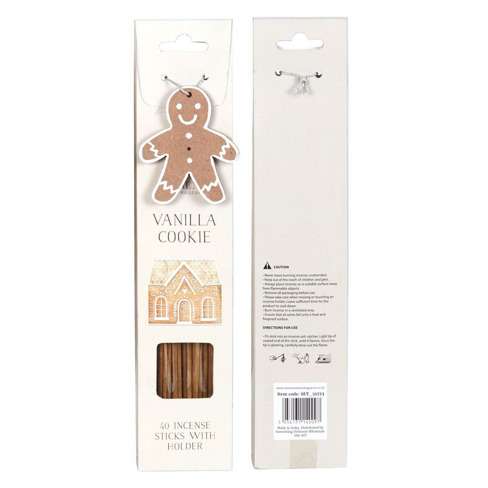 Gingerbread Incense Sticks with holder - Vanilla Cookie CDL002V