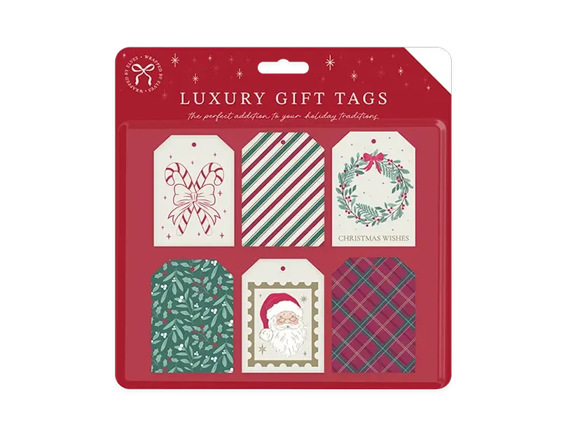36pcs luxury gift tag Traditional Christmas