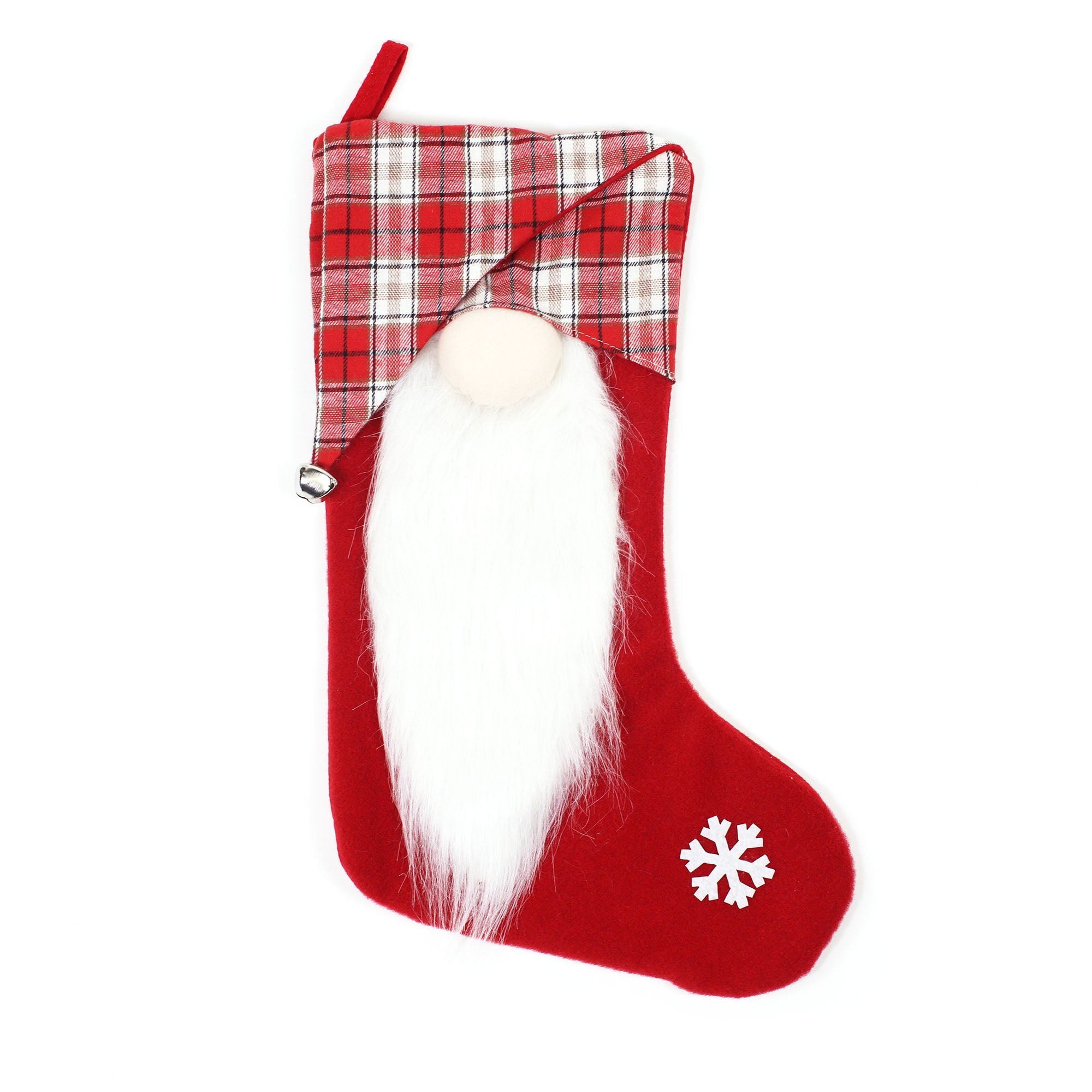 Personalised Christmas Stocking Gnome Sahana 1pc - MODA FLORA Santa's Workshop