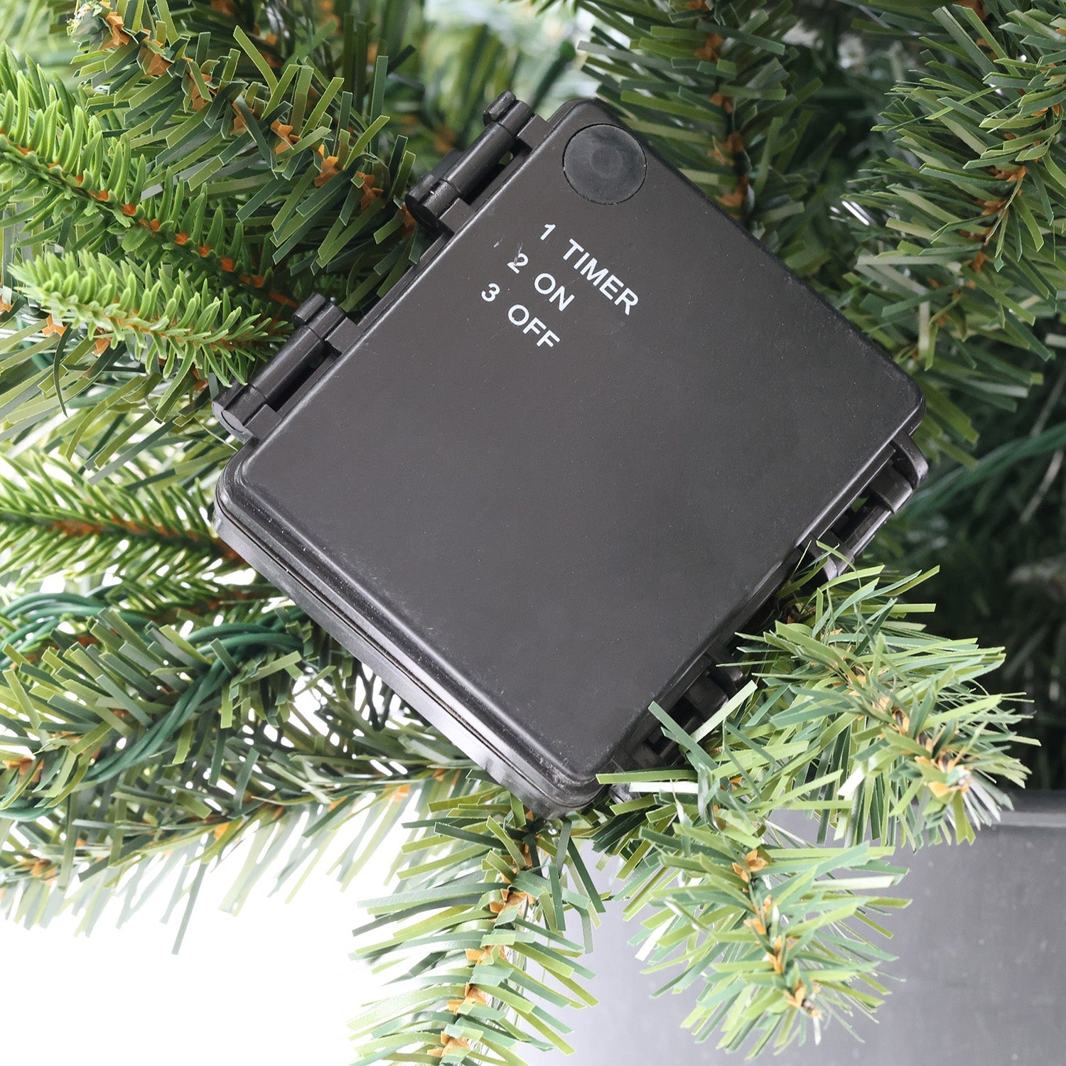 3Ft Miniature Fraser Fir Artificial Christmas Tree with 100 Lights KCFL3 - MODA FLORA Santa's Workshop