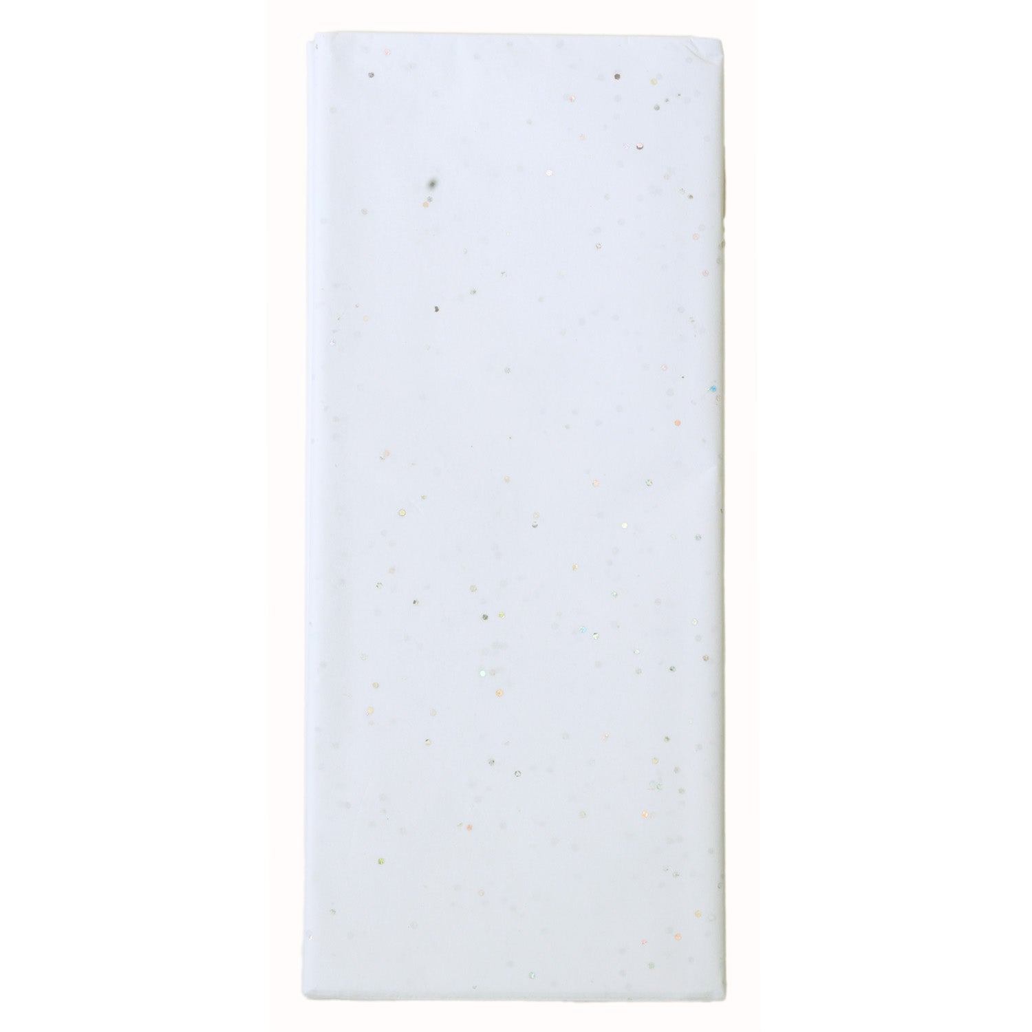 6 Sheets of White Glitter Tissue Paper WRP006 - MODA FLORA Santa's Workshop