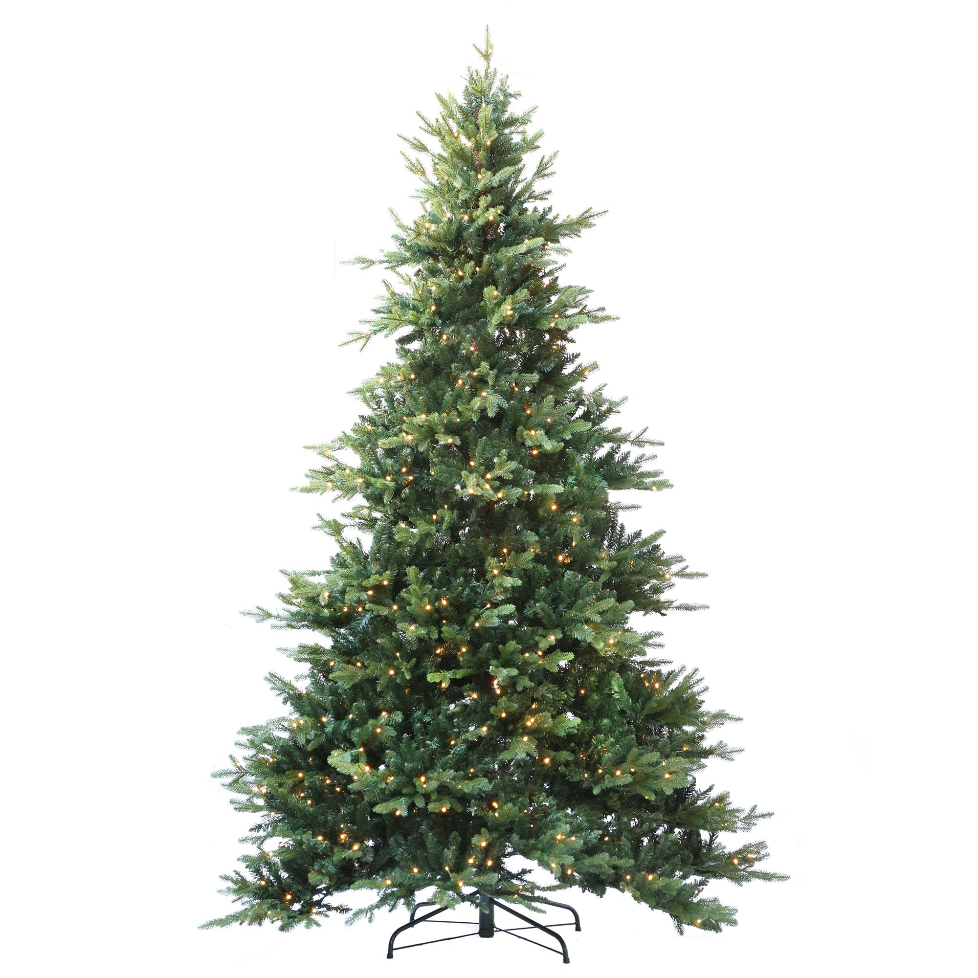 7.5Ft Balsam Fir Artificial Christmas Tree with 800 lights LHL7.5 - MODA FLORA Santa's Workshop
