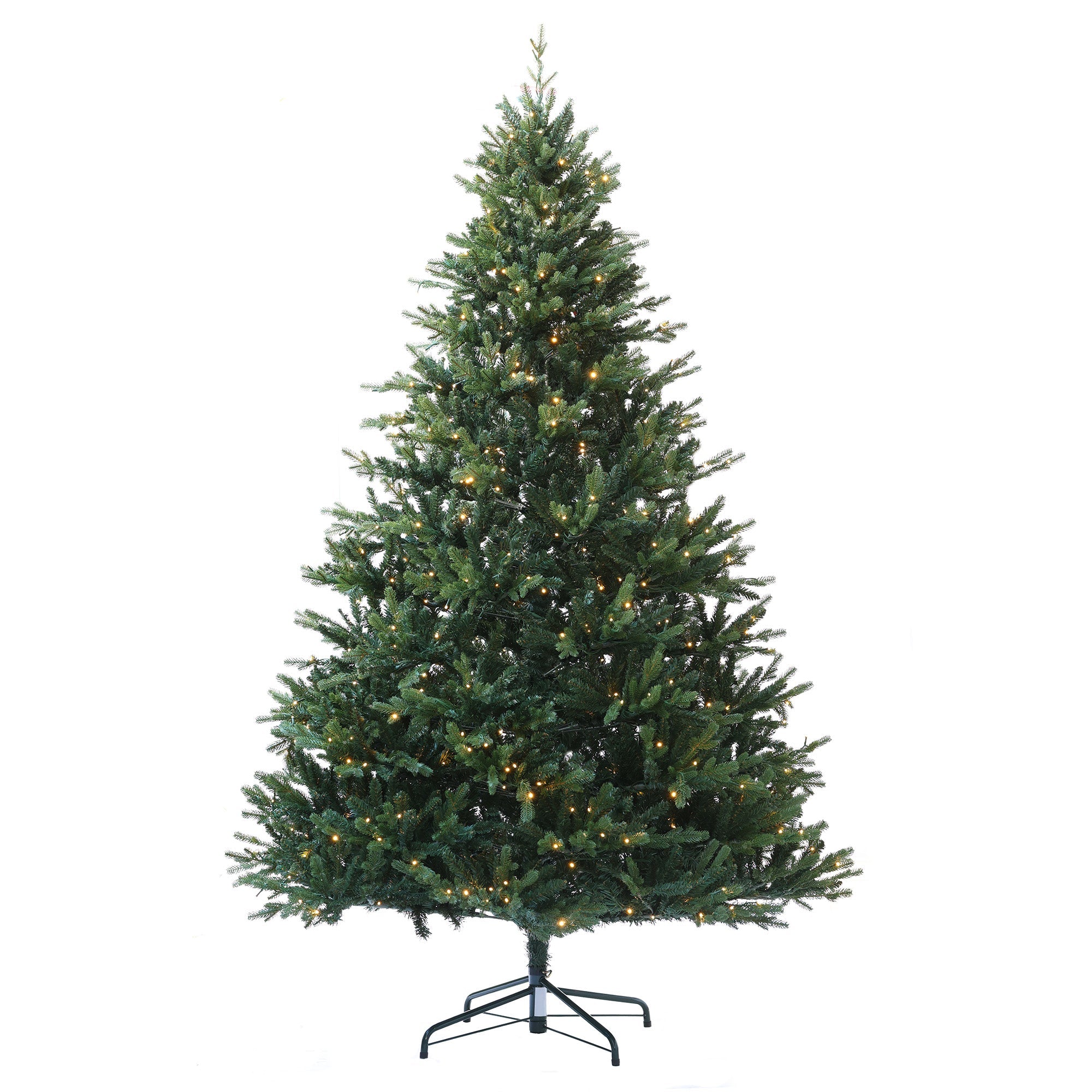7.5Ft Douglas Fir Artificial Christmas Tree with 700 Warm White & Multi Color LED lights VBEL7.5 - MODA FLORA Santa's Workshop