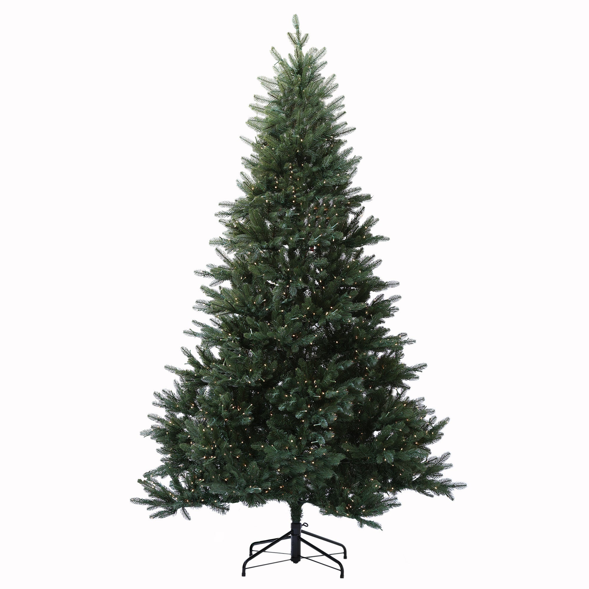 7Ft Noble Fir Artificial Christmas Tree with 1200 lights QBL7 - MODA FLORA Santa's Workshop