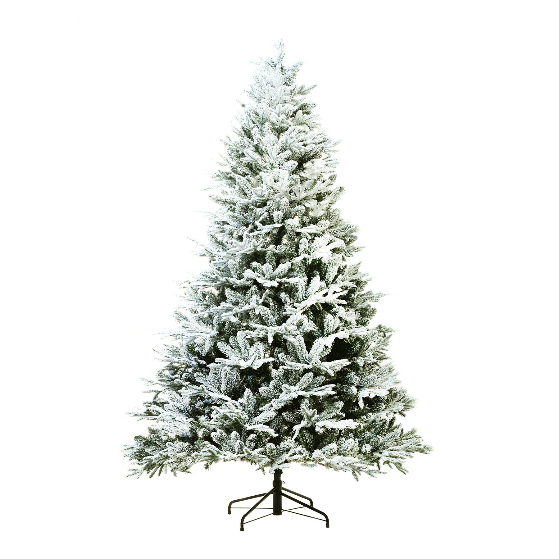 7Ft Noble Fir FLOCKED Artificial Christmas Tree Christmas Tree SEH7 - MODA FLORA Santa's Workshop