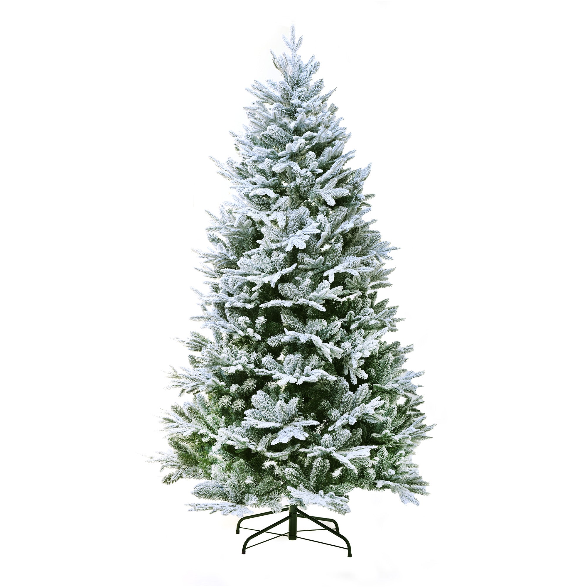 6Ft Noble Fir FLOCKED Artificial Christmas Tree Christmas Tree SEH6