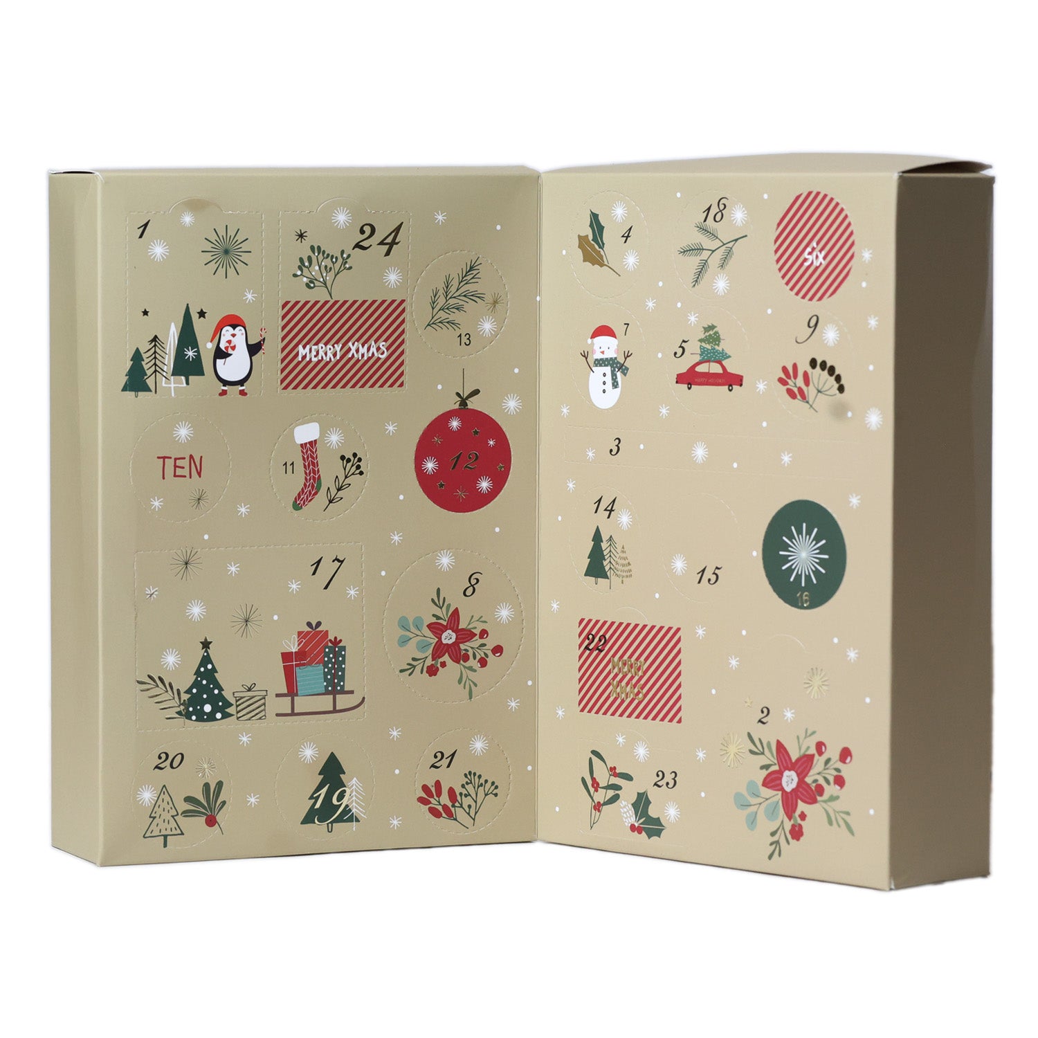 24-day Candle Advent Calendar in Apple Cinnamon Scent ACL005