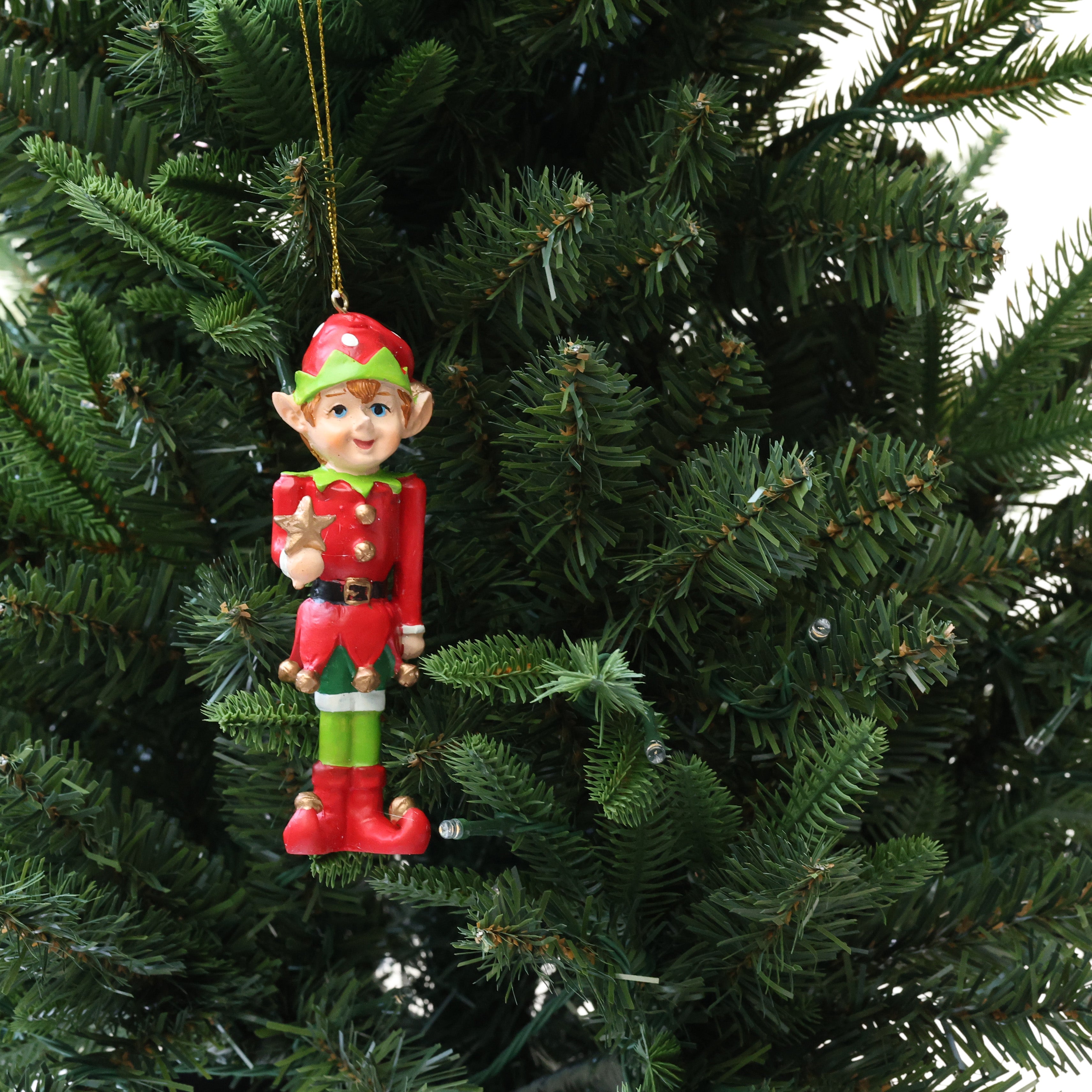 3pcs Christmas Elves Shatterproof Ornaments OPS017