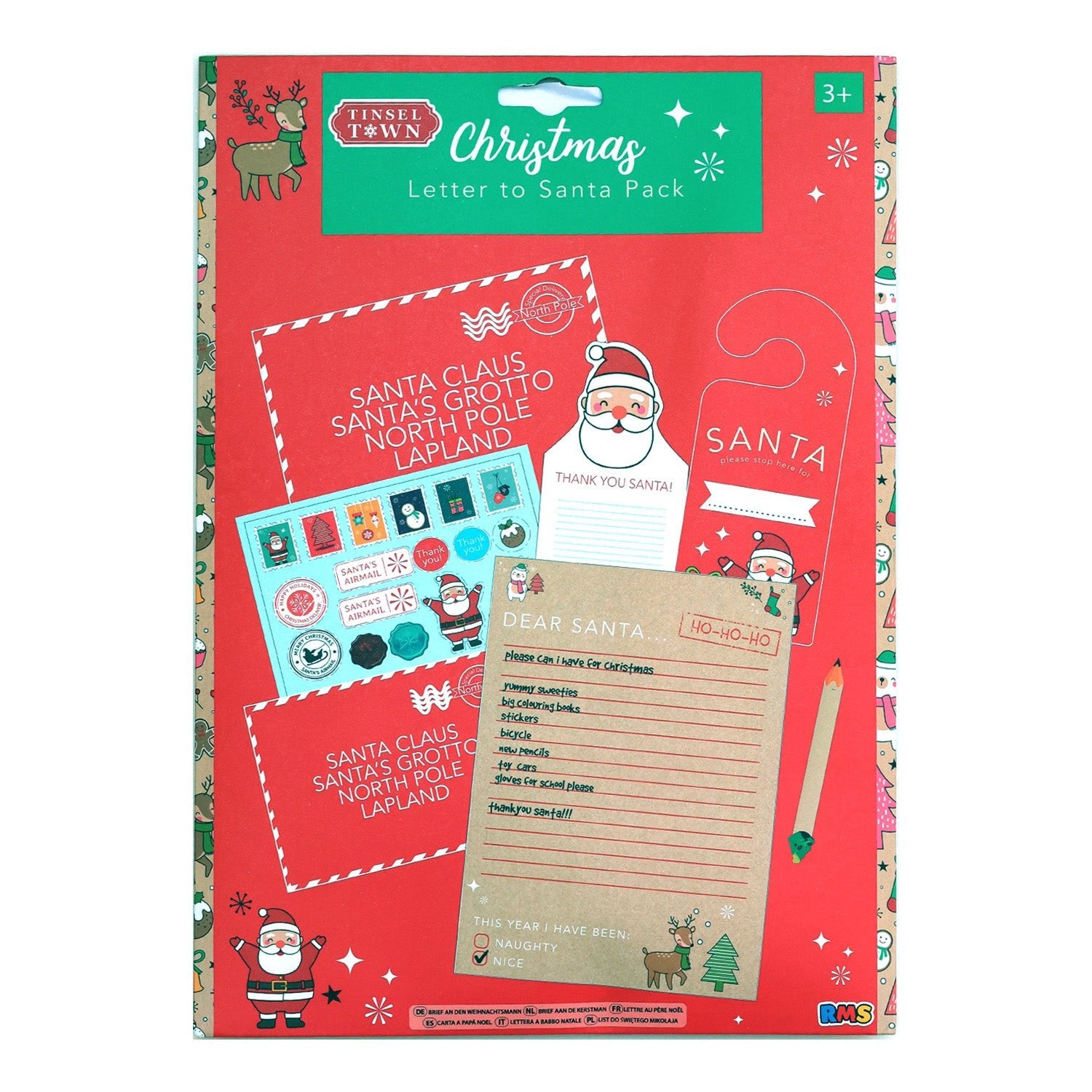 Letter to Santa Writing Set - MODA FLORA Santa's Workshop