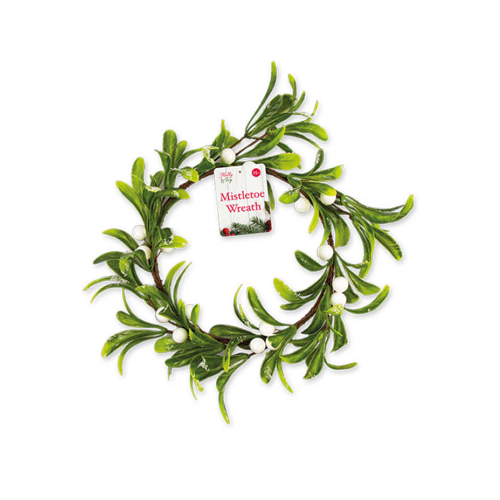 25cm Christmas Mistletoe Wreaths AWR001