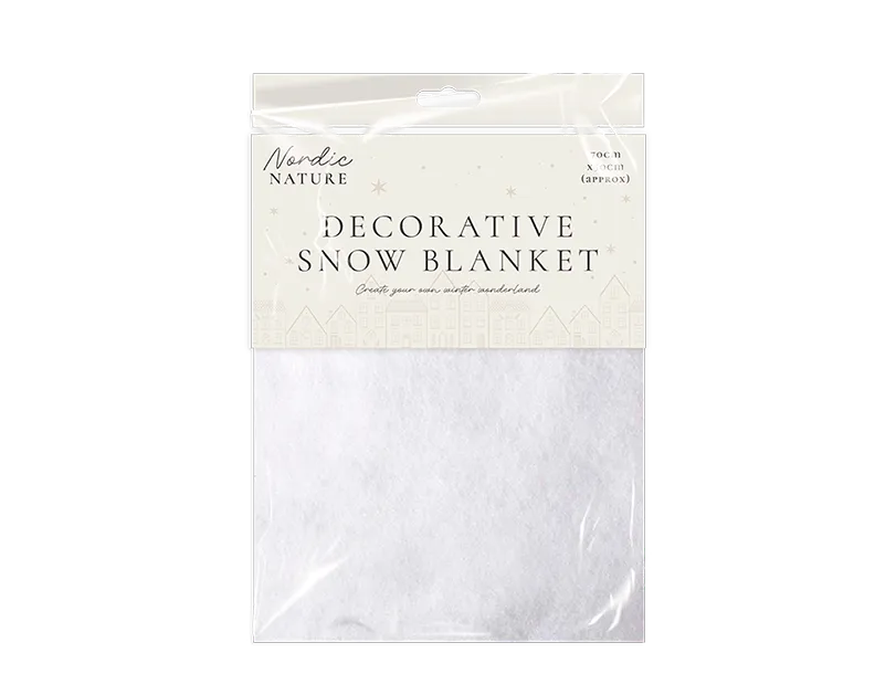70 cm × 50 cm Christmas Snow Blanket