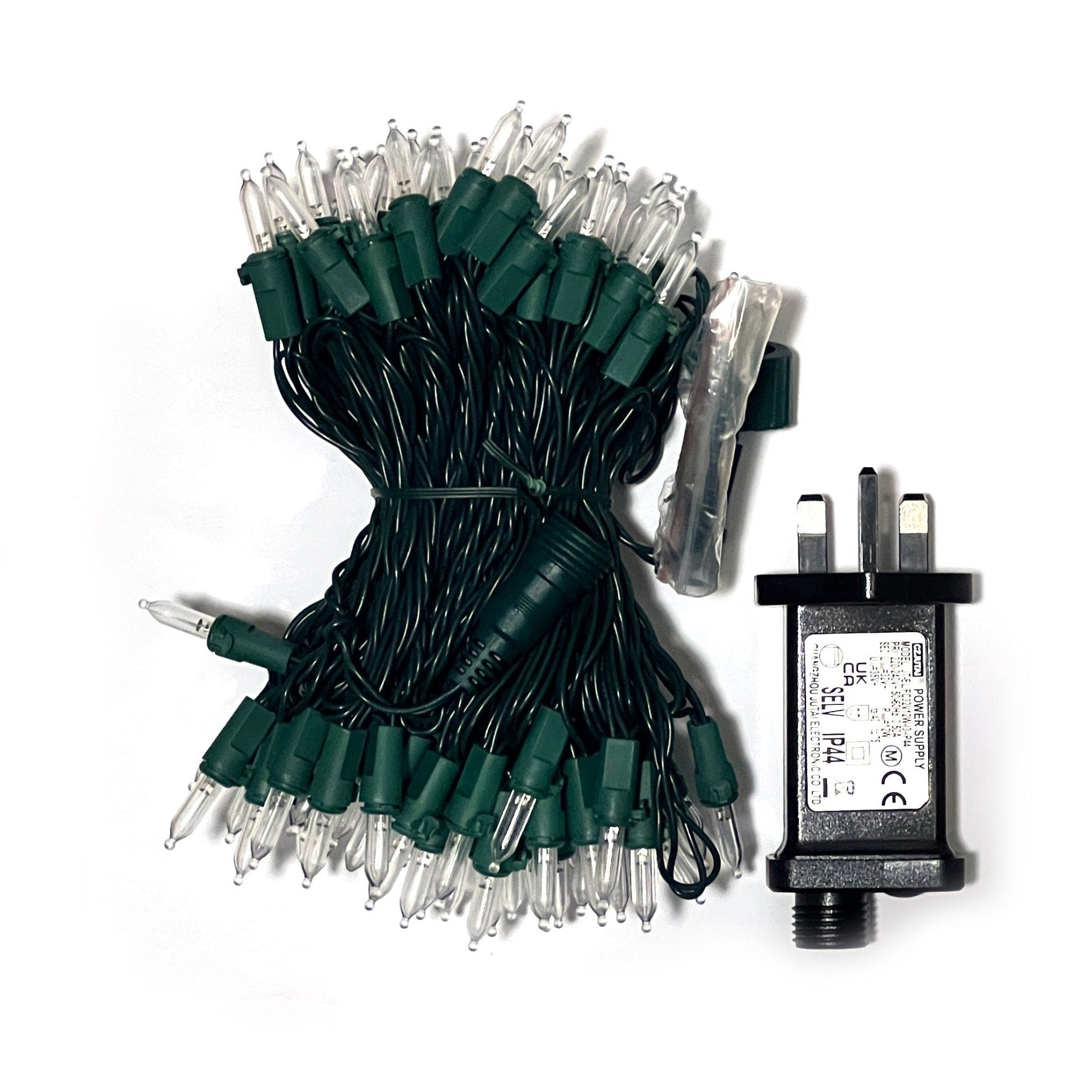 10 meters Waterproof extendable multifunction Christmas Tree Warm White LED Light 100 count - MODA FLORA Santa's Workshop