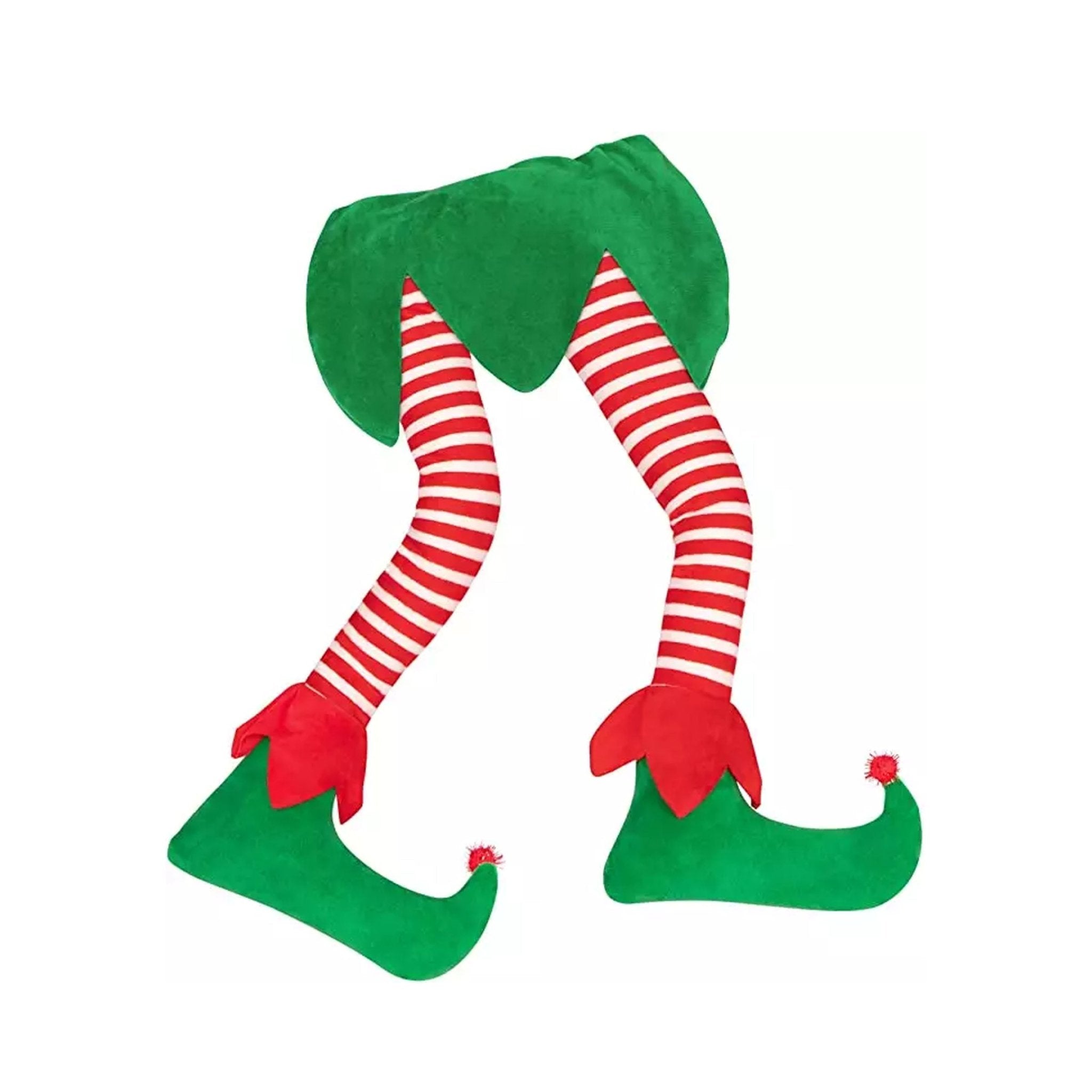 42cm Elf Leg Pick - MODA FLORA Santa's Workshop