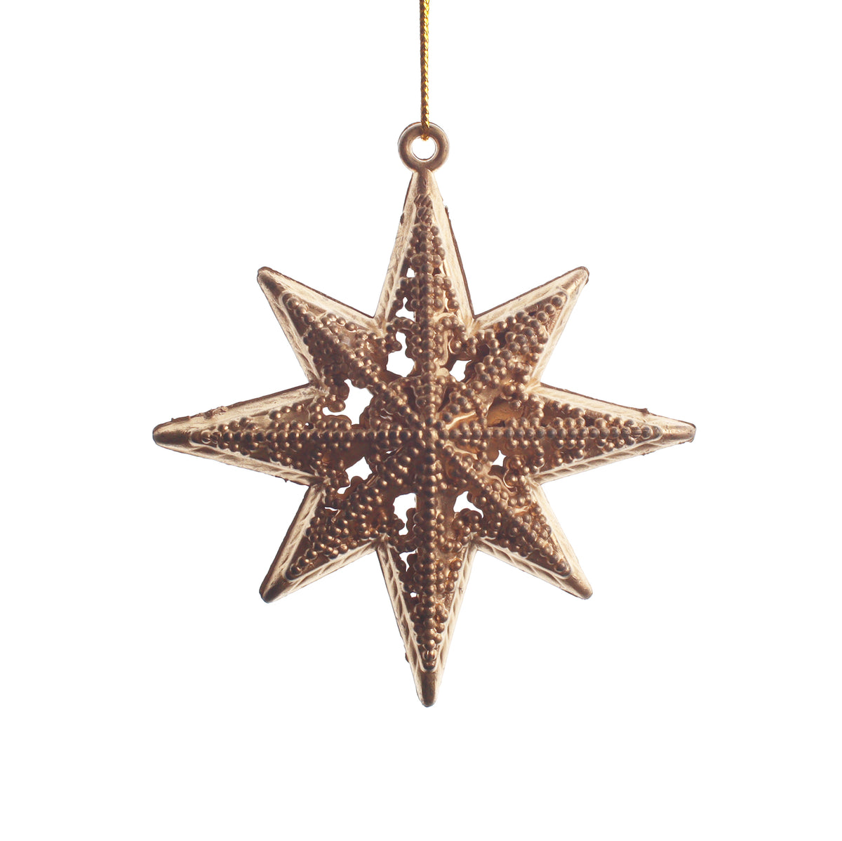 1pc 8cm 8-pointed star Shatterproof ornament